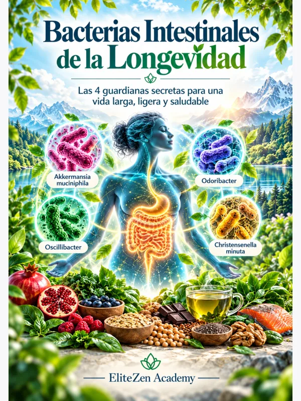 Portada de BACTERIAS INTESTINALES DE LA LONGEVIDAD.