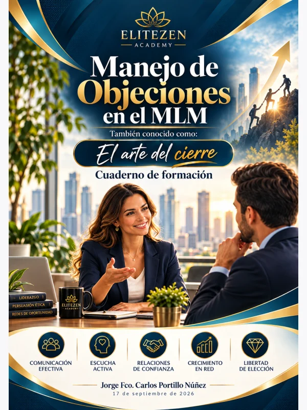 Portada de Manejo de objeciones en el MLM